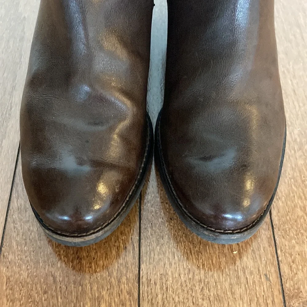 Paul Green Leather Ankle Boot - 6.5 - Picture 3 of 13